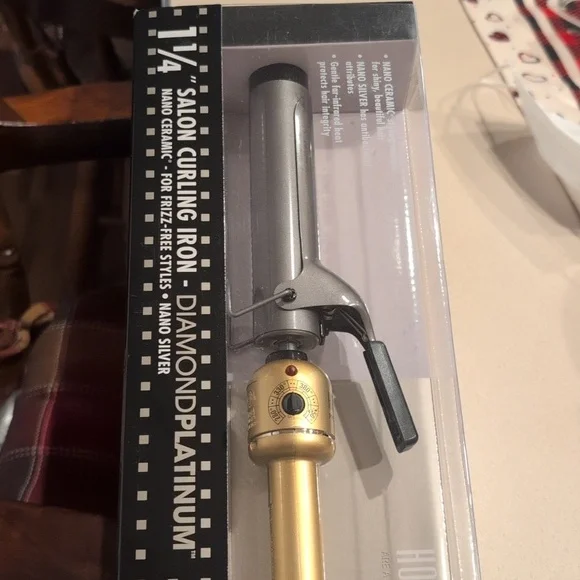 Hot Tools Diamond Platinum Gold Curling Iron - Picture 14 of 14